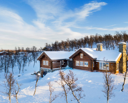 Tømmerhytte Geilo arkitekt Fossland