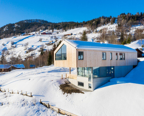 Hus på Ål Arkitekthagen