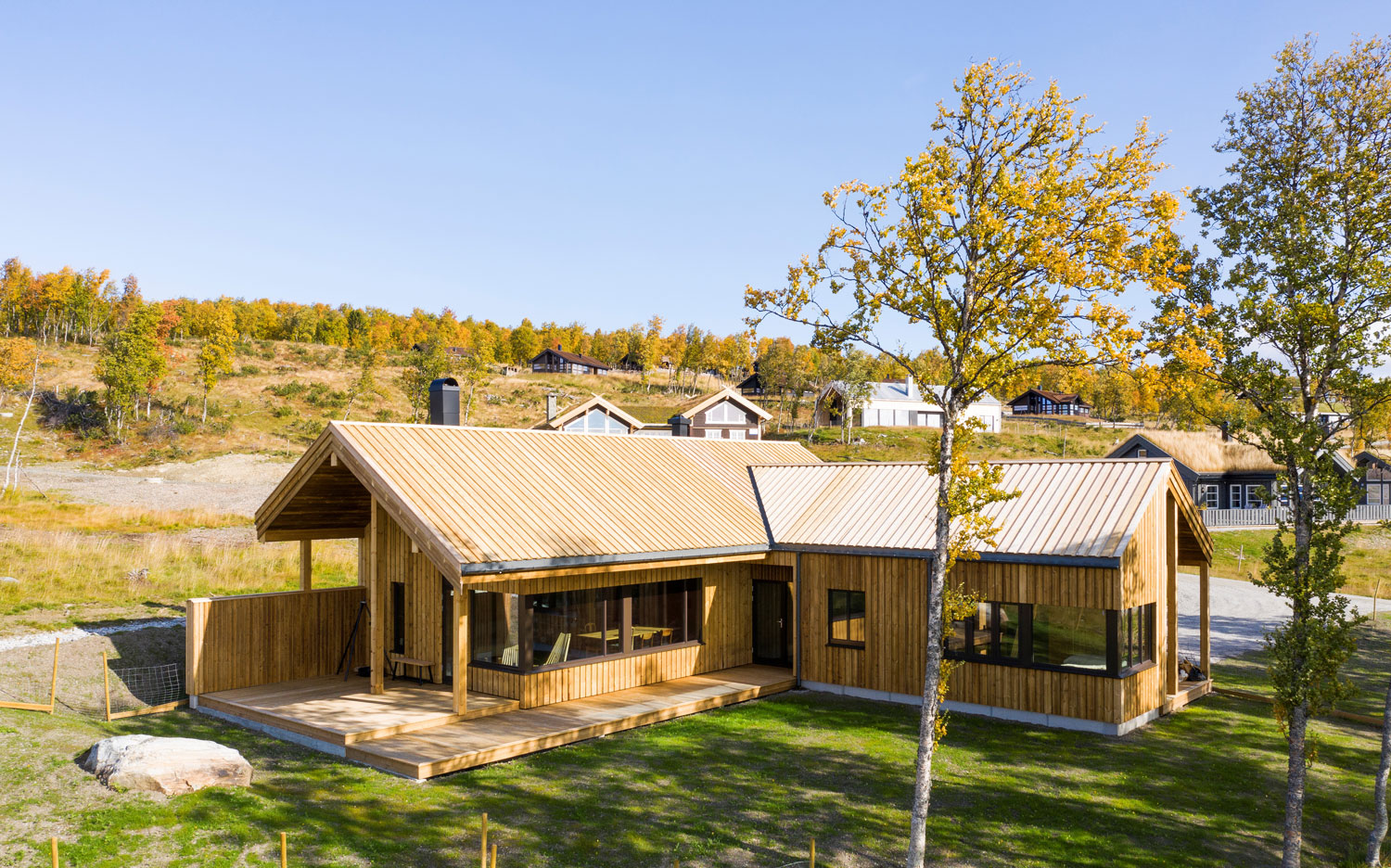 Hytte Leveldåsen arkitekt Hanne Førsund