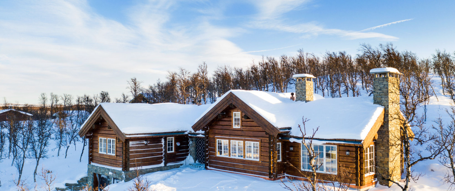 Tømmerhytte Geilo arkitekt Fossland