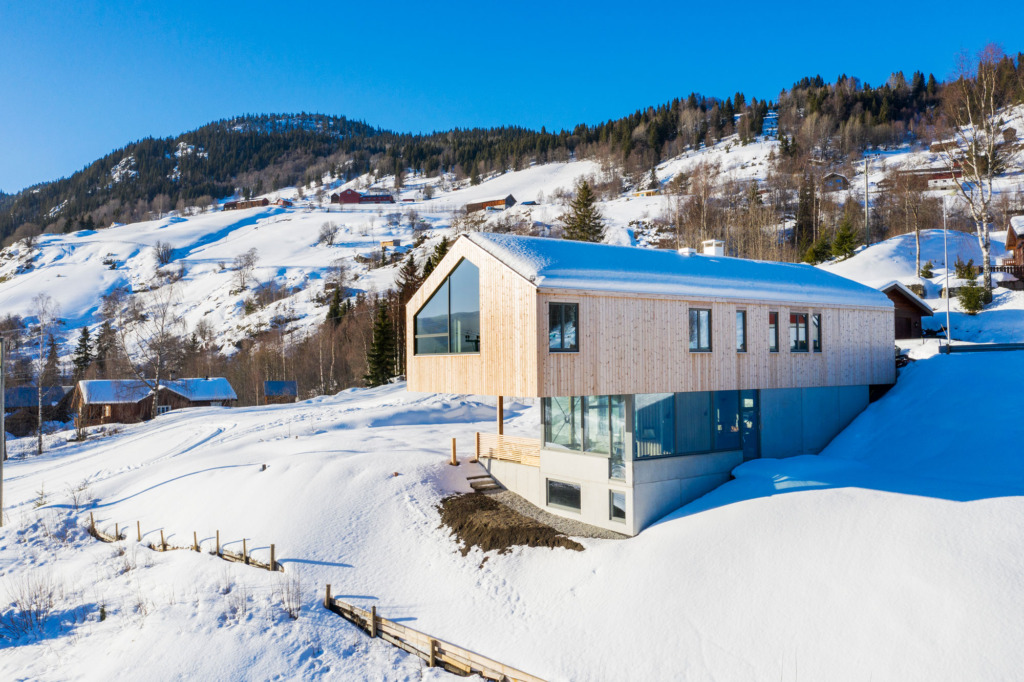 Hus på Ål Arkitekthagen