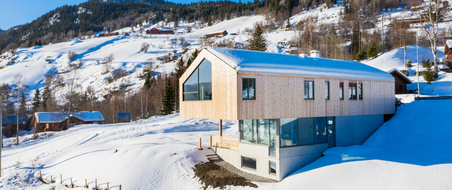 Hus på Ål Arkitekthagen